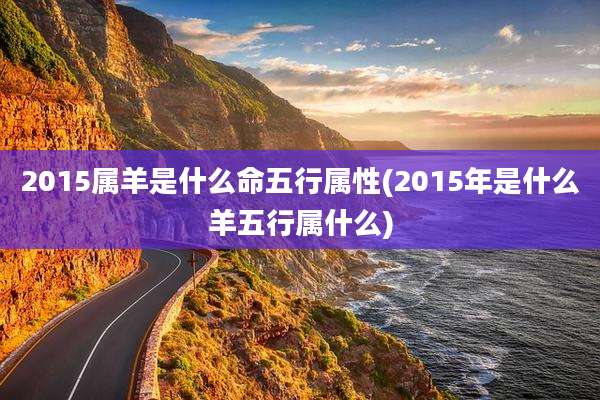 2015属羊是什么命五行属性(2015年是什么羊五行属什么)