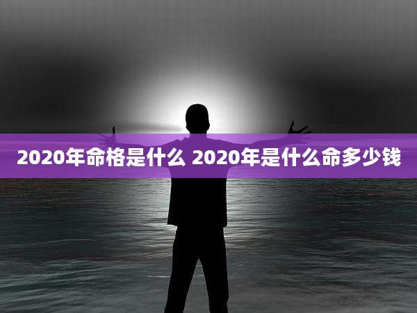 2020年命格是什么 2020年是什么命多少钱