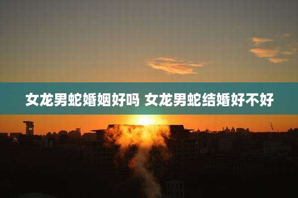 女龙男蛇婚姻好吗 女龙男蛇结婚好不好