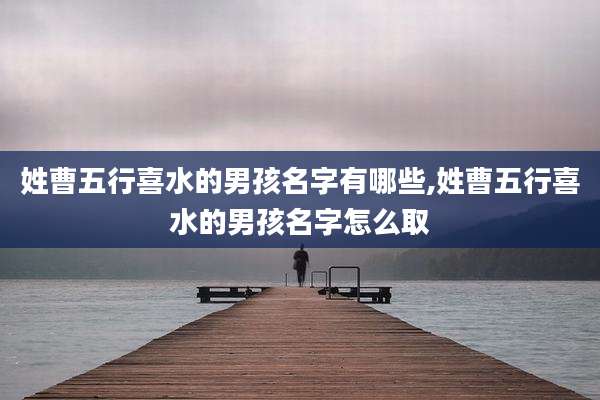 姓曹五行喜水的男孩名字有哪些,姓曹五行喜水的男孩名字怎么取
