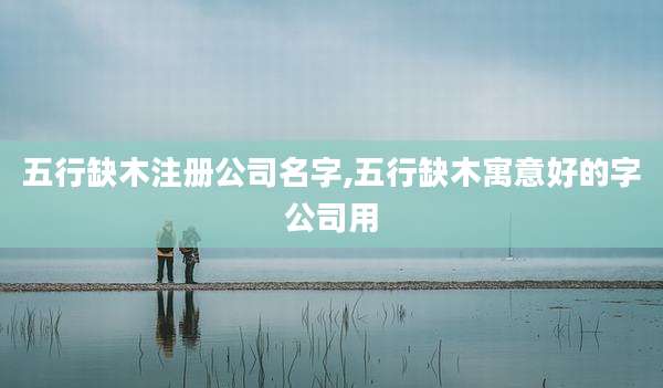 五行缺木注册公司名字,五行缺木寓意好的字公司用
