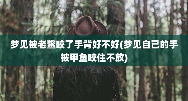梦见被老鳖咬了手背好不好(梦见自己的手被甲鱼咬住不放)