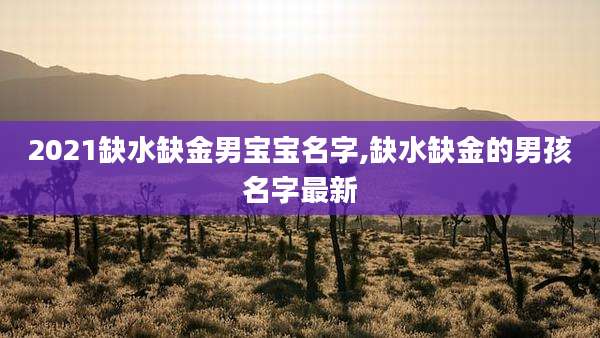 2021缺水缺金男宝宝名字,缺水缺金的男孩名字最新