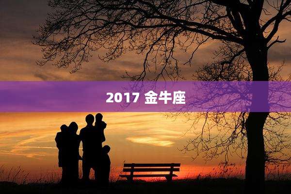 2017 金牛座