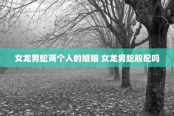 女龙男蛇两个人的婚姻 女龙男蛇般配吗