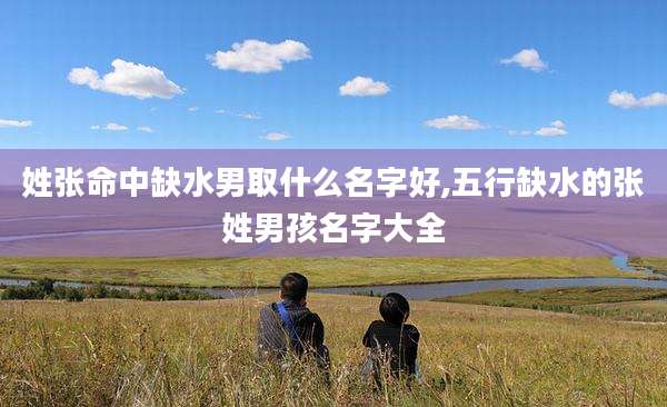 姓张命中缺水男取什么名字好,五行缺水的张姓男孩名字大全