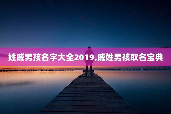 姓戚男孩名字大全2019,戚姓男孩取名宝典