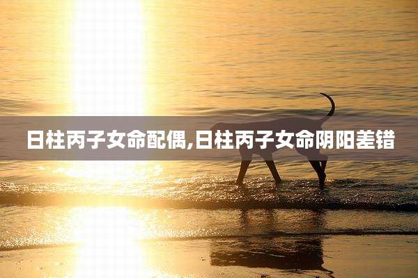 日柱丙子女命配偶,日柱丙子女命阴阳差错
