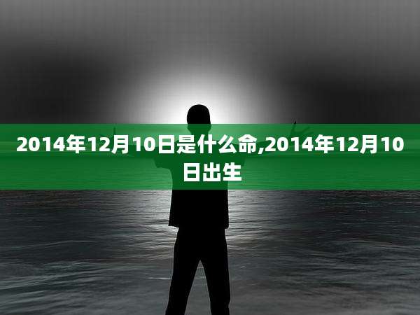 2014年12月10日是什么命,2014年12月10日出生