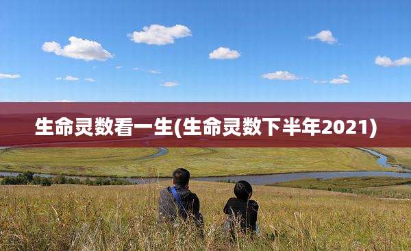 生命灵数看一生(生命灵数下半年2021)