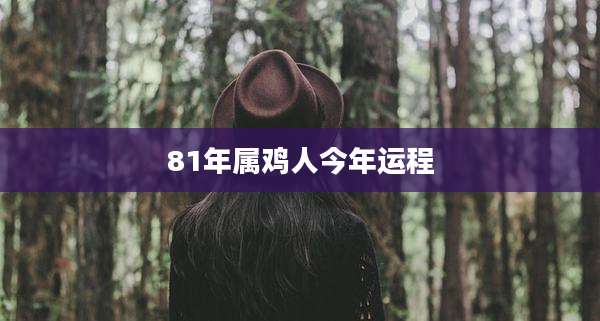 81年属鸡人今年运程