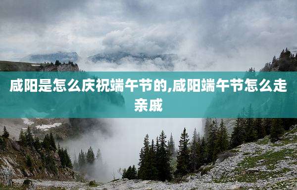 咸阳是怎么庆祝端午节的,咸阳端午节怎么走亲戚