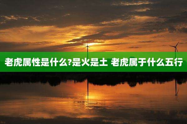 老虎属性是什么?是火是土 老虎属于什么五行