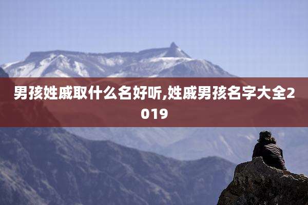 男孩姓戚取什么名好听,姓戚男孩名字大全2019