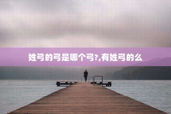 姓弓的弓是哪个弓?,有姓弓的么
