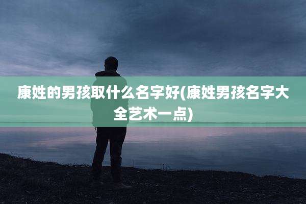 康姓的男孩取什么名字好(康姓男孩名字大全艺术一点)