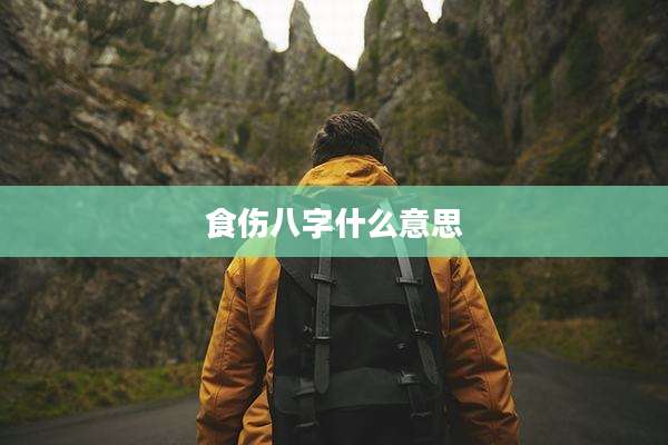 食伤八字什么意思