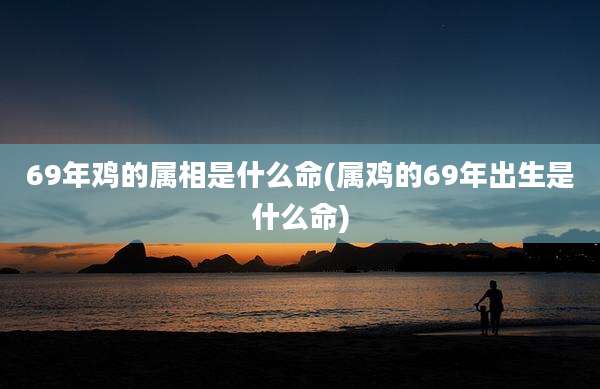 69年鸡的属相是什么命(属鸡的69年出生是什么命)