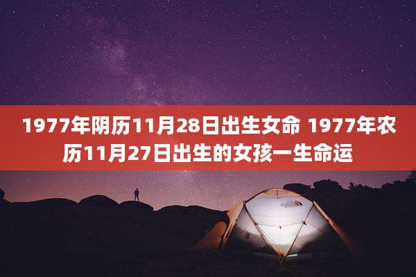 1977年阴历11月28日出生女命 1977年农历11月27日出生的女孩一生命运