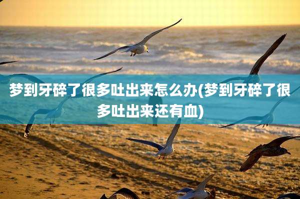 梦到牙碎了很多吐出来怎么办(梦到牙碎了很多吐出来还有血)