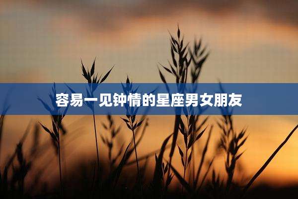 容易一见钟情的星座男女朋友