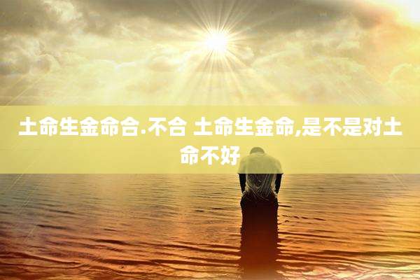 土命生金命合.不合 土命生金命,是不是对土命不好