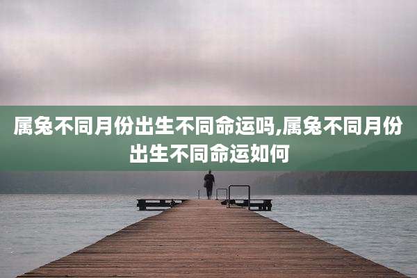 属兔不同月份出生不同命运吗,属兔不同月份出生不同命运如何