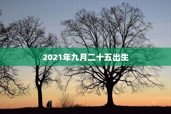 2021年九月二十五出生