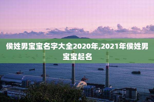 侯姓男宝宝名字大全2020年,2021年侯姓男宝宝起名
