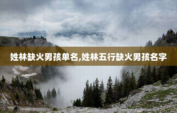 姓林缺火男孩单名,姓林五行缺火男孩名字