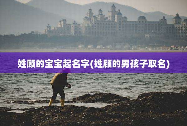 姓顾的宝宝起名字(姓顾的男孩子取名)