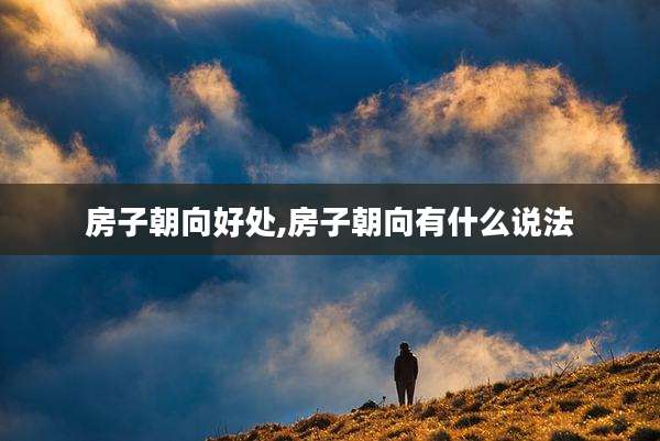房子朝向好处,房子朝向有什么说法