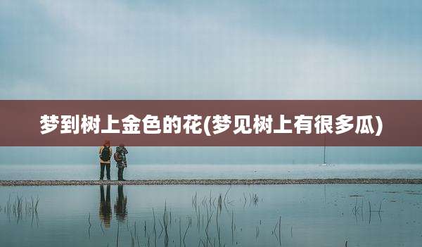 梦到树上金色的花(梦见树上有很多瓜)