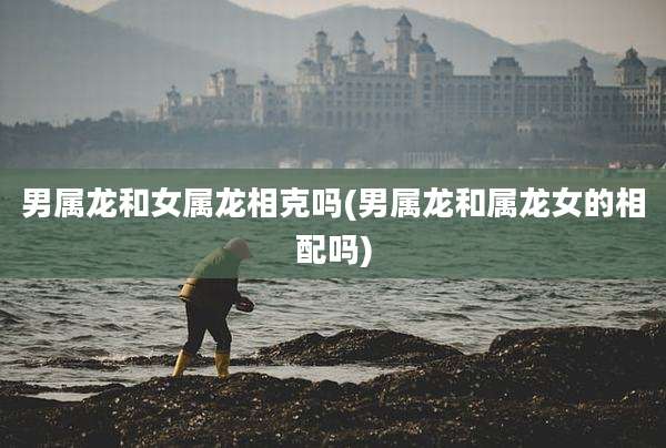 男属龙和女属龙相克吗(男属龙和属龙女的相配吗)