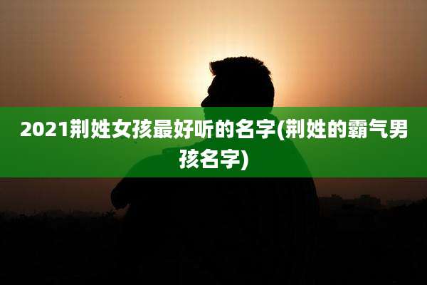 2021荆姓女孩最好听的名字(荆姓的霸气男孩名字)