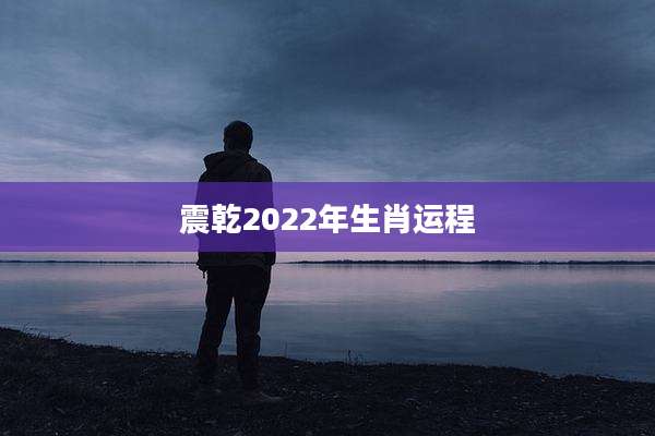 震乾2022年生肖运程