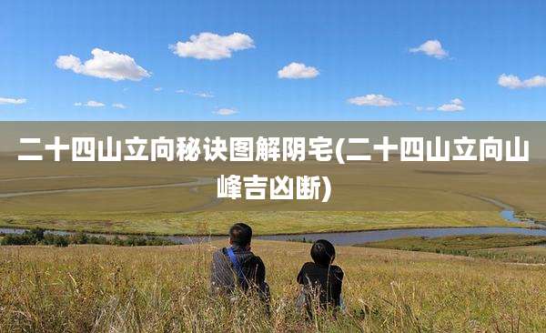 二十四山立向秘诀图解阴宅(二十四山立向山峰吉凶断)