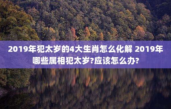 2019年犯太岁的4大生肖怎么化解 2019年哪些属相犯太岁?应该怎么办?