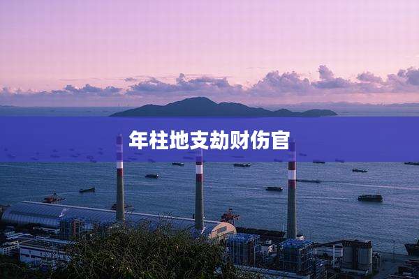 年柱地支劫财伤官