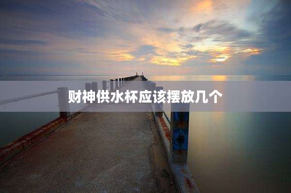 财神供水杯应该摆放几个