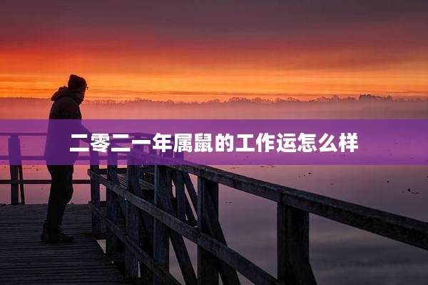 二零二一年属鼠的工作运怎么样