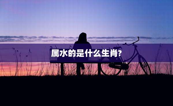 属水的是什么生肖?