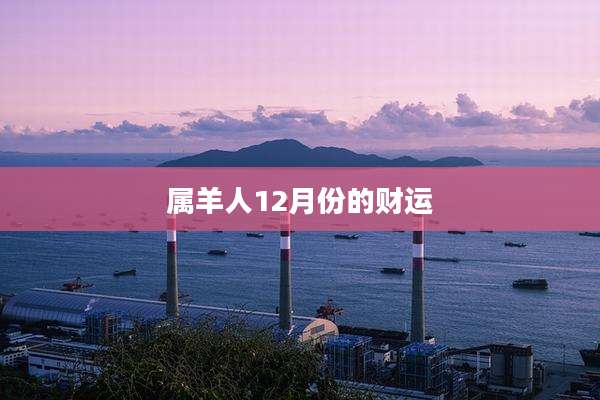 属羊人12月份的财运