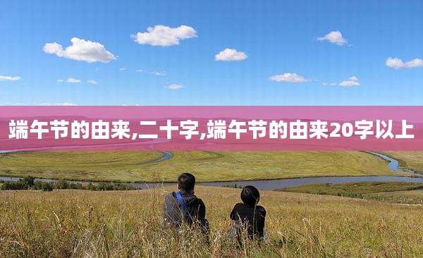 端午节的由来,二十字,端午节的由来20字以上