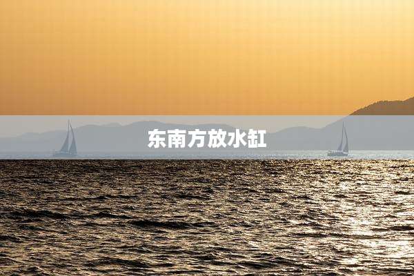东南方放水缸