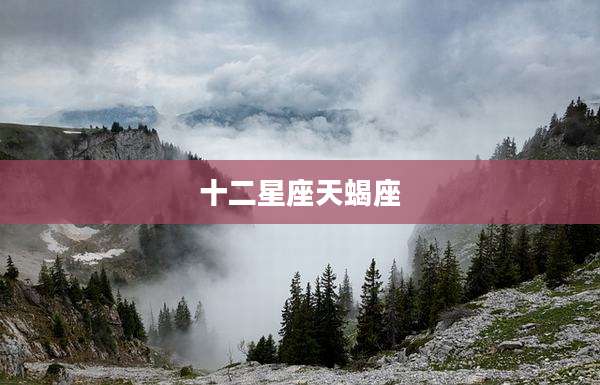 十二星座天蝎座