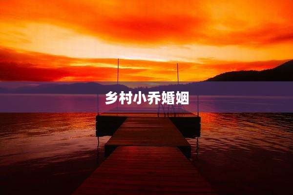 乡村小乔婚姻