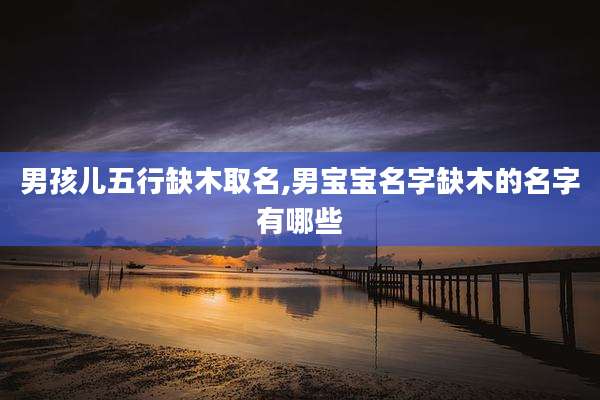 男孩儿五行缺木取名,男宝宝名字缺木的名字有哪些