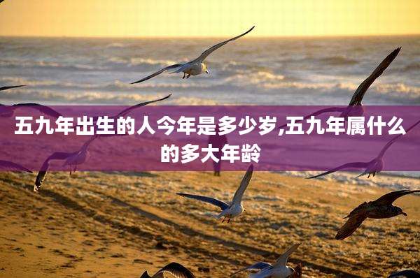 五九年出生的人今年是多少岁,五九年属什么的多大年龄