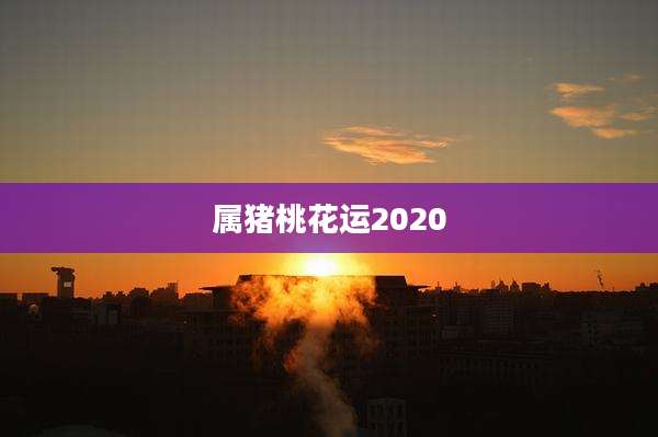 属猪桃花运2020